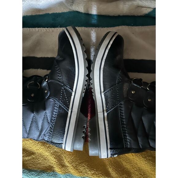 Sorel Faux Fur Lined Boots 6.5 Snow Winter Cabincore Bonfire Cozy Comfort - Picture 5 of 7